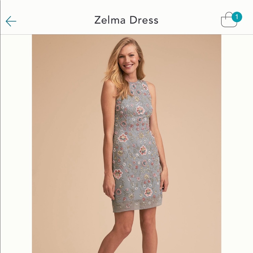 NWOT BHLDN Beaded Dress